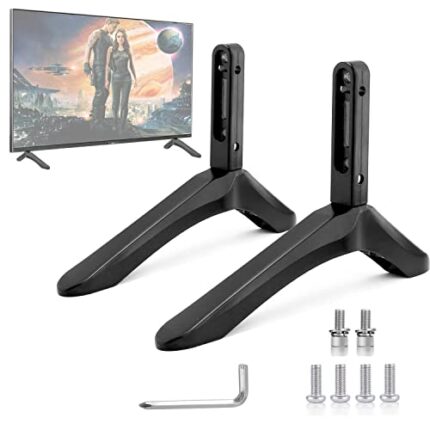 TV Base Pedestal Feet TV Stand Mount Legs for Televisions