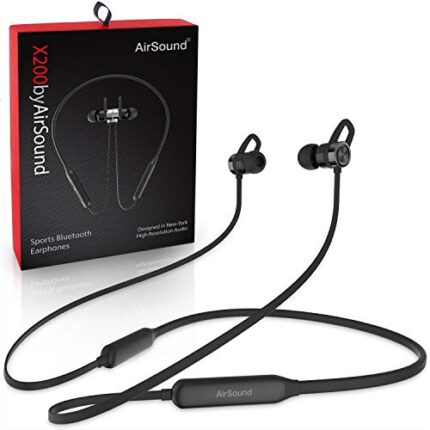 Tukzer AirSound X200 Wireless Bluetooth in-Ear Headphones, SweatProof, Magnetic Design, HD Stereo & Mic (X200)