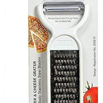 UTOPIC NOVA Vegetable Peeler and Grater, 2 in 1 Function, Stainless Steel