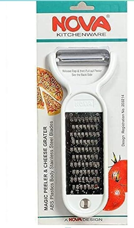 UTOPIC NOVA Vegetable Peeler and Grater, 2 in 1 Function, Stainless Steel