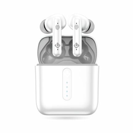 U&i Prime Buzz 3 with 40 Hours Playtime Bluetooth Headset (True Wireless Earphone) (White-Grey)