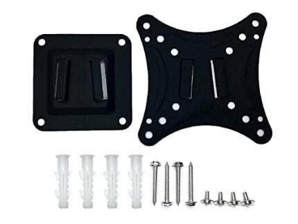 Universal LED/LCD/TV/PC/Monitor Wall Mount, Kit/Stand Fixed, Bracket for 12 to 26 Inch, TV Fixed TV Mount TV Stand (TV Size Supported: 12" to 26" Inches)