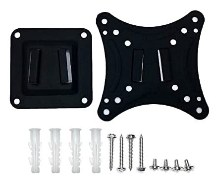 Universal LED/LCD/TV/PC/Monitor Wall Mount, Kit/Stand Fixed, Bracket for 12 to 26 Inch, TV Fixed TV Mount TV Stand (TV Size Supported: 12" to 26" Inches)