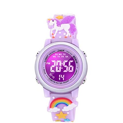 VAPCUFF 3D Cartoon Waterproof Watches for Girls with Alarm - Best Toys Gifts for Girls Age 3-10