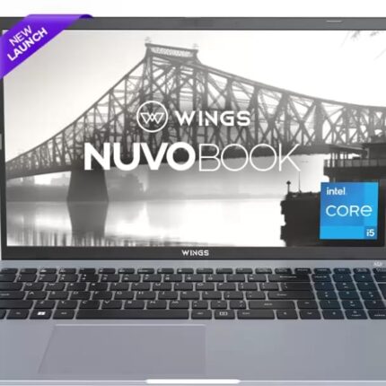 WINGS Nuvobook V1 Aluminium Alloy Metal Body Core i5 11th Gen 1155G7 - (8 GB/512 GB SSD/Windows 11 Home) WL-Nuvobook V1-SLV Thin and Light Laptop (15.6 Inch, Silver, 1.60 Kg)