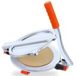 WRIZTI Stainless Steel Puri Maker Press Machine for Home and Kitchen for Making papad khakhra poori and Many More Manual Hand Press with Handle (Pack of 1)