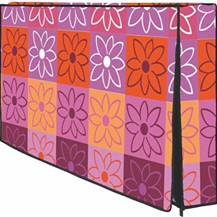 Wacky PVC Dustproof, Waterproof Printed 55 Inch LED TV Cover with Transparent Polythene Layer Compatible for Sony, Mi, Kodak LED TV