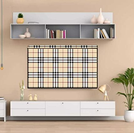 Wacky PVC Dustproof, Waterproof Printed LED TV Cover with Transparent Polythene Layer Compatible for 43 Inches Sony, Mi, Kodak LED TV (Multicolor)