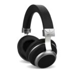 Walta Elite Opus Bluetooth On Ear Headphones with Mic, Upto 8 Hours Playback, 40MM Drivers Comfortable Padding, Dedicated Buttons Controls (Black)