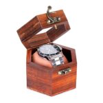 Watch Box for Men, Single Slot Watch Display Case Mens Watch Box Organizer, Dark Rosewood Watch Cases for Men Watch Storage, Valentines Gift Watch Organizer Holder Case for travel with Glass Lid