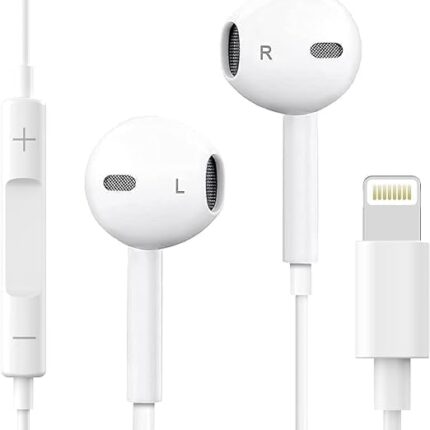 Wired Earbuds Headphone and Earphone Earbuds with Mic & Volume Headset for iOS Device Compatible for iPhone 12-6 Plus/7 Plus/8 Plus/XR/XR Max/11 Pro/11 Pro Max/12 Pro/12 Pro Max