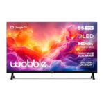 Wobble 139.7 cm (55 inches) QD Series 4K Ultra HD Smart QLED Google TV WB55GTAW9602QD (Black)