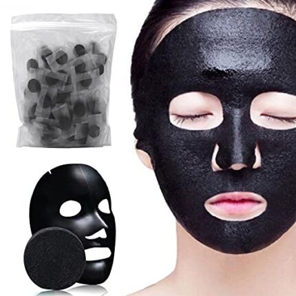 Yoana Compressed Bamboo Charcoal Facial Sheet Mask DIY Face Pack (Pack of 24)