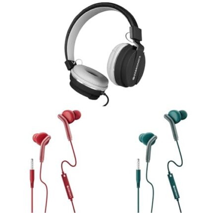 ZEBRONICS Zeb-Storm Wired On Ear Headphone with 3.5mm Jack, Built-in Microphone for Calling, 1.5 Met