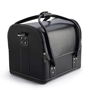 Professional Beauty Make Up Case Nail Leather Cosmetic Box Vanity Case Storage Organizer Box