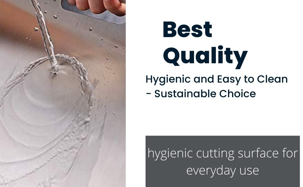 Hygienic and Easy to Clean - Sustainable Choice