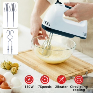 Easymart Electric Hand Mixer and Blenders with Chrome Beater and Dough Hook Stainless Steel SPN-REEF