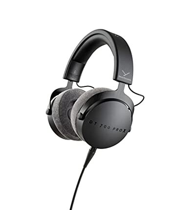beyerdynamic DT 700 PRO X Studio Wired On Ear Headphones for Recording & Monitoring (Black)