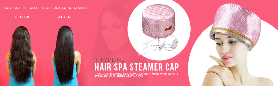 Thermal Head Spa Cap Beauty Steamer Heating Cap Spa Cap For Hair, Spa Cap Steamer For Women SPN-REEF