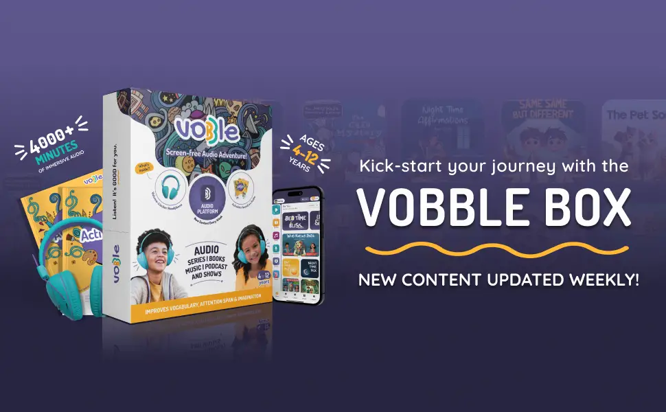 vobble box with stories, music and shows for kids 