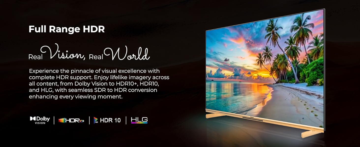 Dolby Vision, HDR 10+, HDR 10 Plus, HLG, QLED