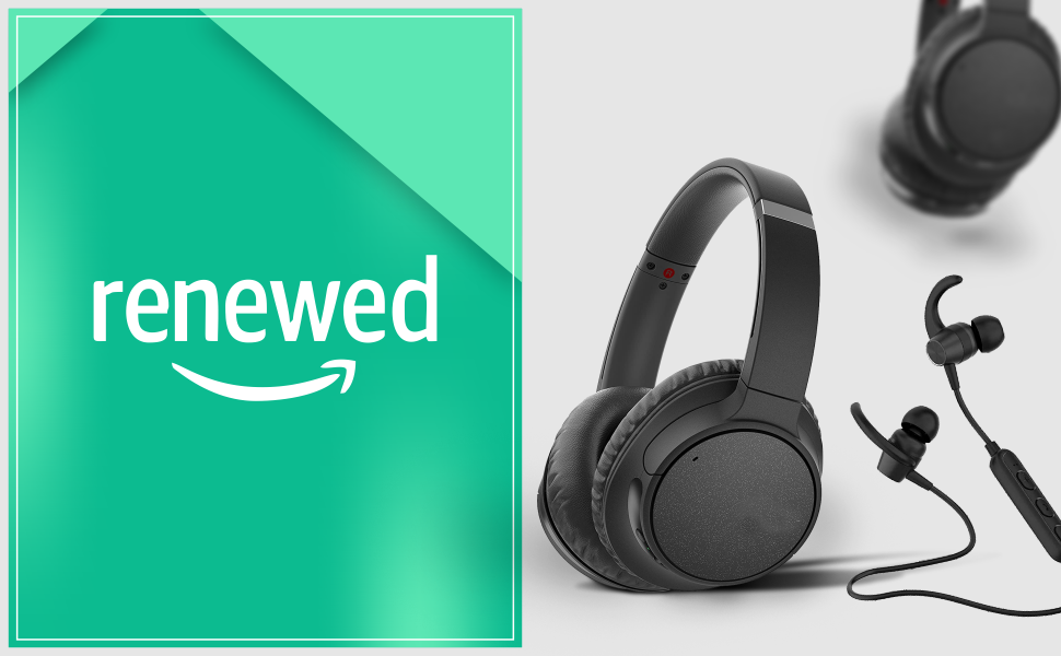 renewed, renewed headphones, headphones, refurbished, refurbished headphones