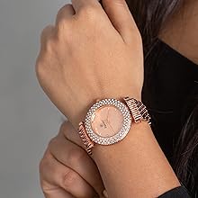 Rose gold watch