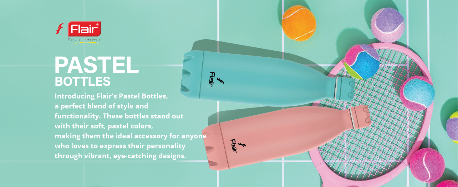 Flair Pastel Vacuum Insulated Bottles