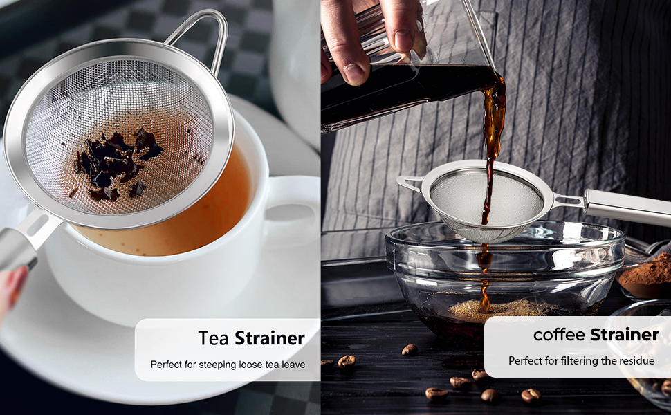 steel tea strainer