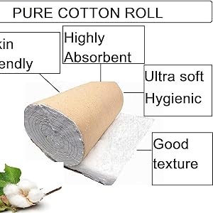 Pure Cotton Wool Roll For Makeup Remover