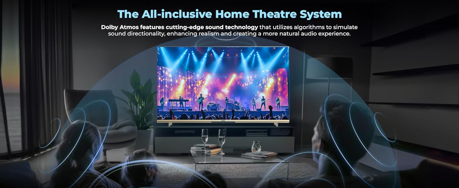 Home Theater, Cinema Sound, Dolby Atmos, Dolby Digital, DTS X, DTS HD