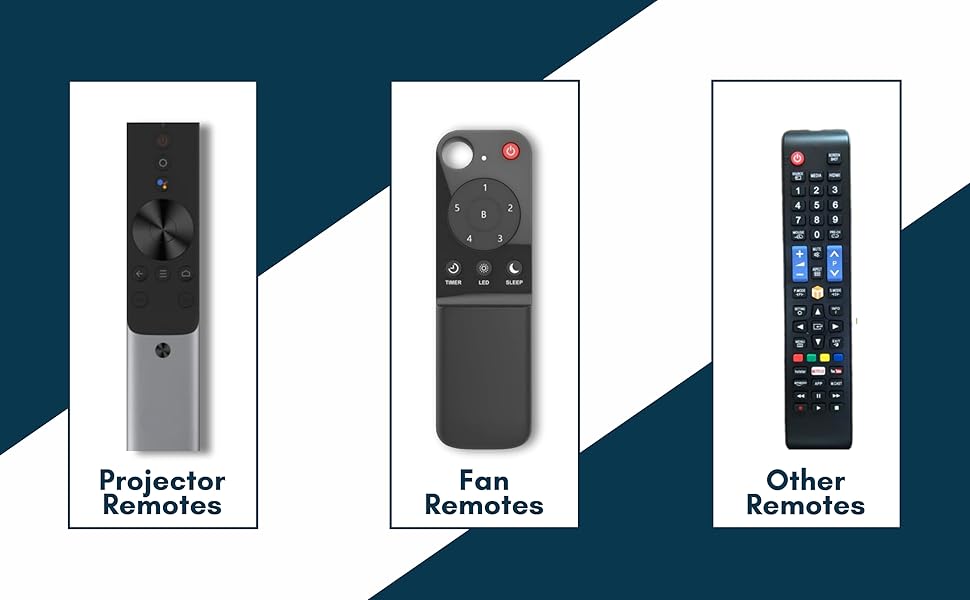 Ac remote, TV remote, set top box remote, projector remote, home theater Remote