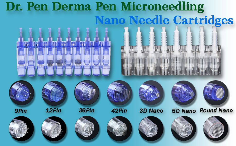 dr pen nano cartridges, dr pen nano needles, derma pen needles 12 pin, derma pen nano needles