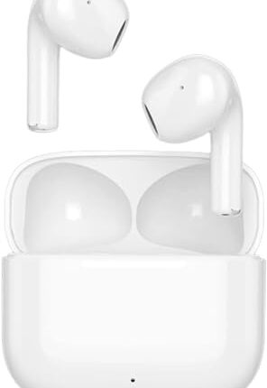 iPhonee Headphones (3rd Generation) 2024 Latest Version Wireless Bluetooth Earbuds with Fast Charging Case,Running/Fitness(Touch Control,Sweat and Water Resistant) 100% Upto 60+ Hours of Use (3 Gen)