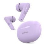 pTron Bassbuds Astra in-Ear TWS Earbuds with Stereo Sound, 34Hrs Playtime, Stereo Calls, Bluetooth V5.3 Headphones with Quick Pairing, Touch Control, Voice Assistant, Type C Charging & IPX4 (Lilac)