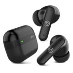 pTron Zenbuds 1 ANC TWS Earbuds with 28dB Active Noise Cancellation TWS, Quad Mic TruTalk ENC Calls, 60Hrs Playtime, 45ms Game/Movie Mode & in-Ear Bluetooth 5.3 Wireless Headphones (Jet Black)