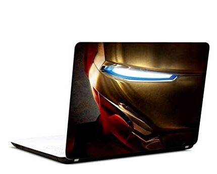 5 Ace HD Iron Man T Laptop Skin, for 10 to17inch for Dell, Lenovo, Acer, HP, Sony,Apple,MacBook (Multi Color,Vinyl)