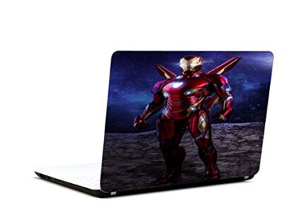 5 Ace HD Iron Man T Laptop Skin, for 10 to17inch for Dell, Lenovo, Acer, HP, Sony,Apple,MacBook (Multi Color,Vinyl)