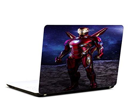 5 Ace HD Iron Man T Laptop Skin, for 10 to17inch for Dell, Lenovo, Acer, HP, Sony,Apple,MacBook (Multi Color,Vinyl)