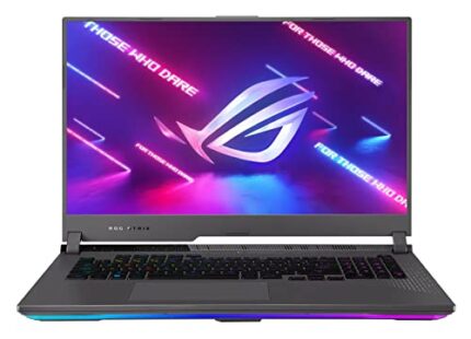 ASUS ROG Strix G17 (2022), 17.3"(43.94 cm) FHD 360Hz/3ms, AMD Ryzen 9 6900HX, 8GB RTX 3070 Ti Graphics, Gaming Laptop (16GB/1TB SSD/90WHrs Battery/Windows 11/Office 2021/Gray/2.9 Kg), G713RW-KH110WS