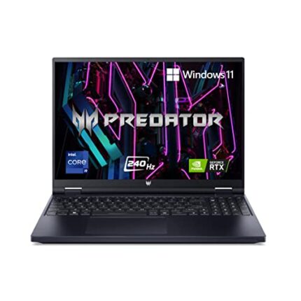 Acer Predator Helios 16 Gaming Laptop 13th Gen Intel Core i9 (Windows 11 Home/16 GB RAM/1 TB SSD/NVIDIA® GeForce RTX 4070) PH16-71, WQXGA Display, Abyssal Black, 2.6 KG