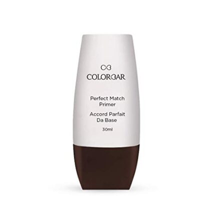 Colorbar New Perfect Match Primer, 30ml | Oil free | Enriched with Vitamin E | Smoothes skin