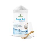 EarthenPot, Epsom Salt granule for Foot Bath Body Relax Muscle Relieves Aches Pain 1kg, 1000 gram