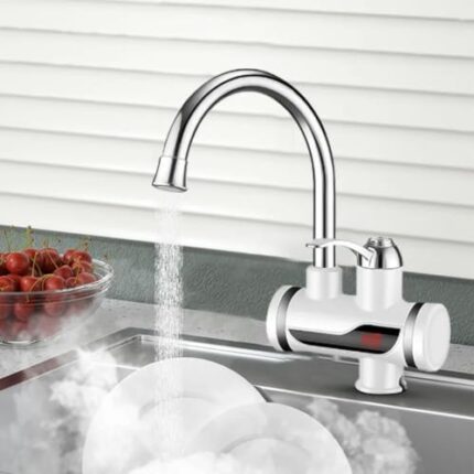 Exxelo Efficient and Reliable Heating: 15-Year Warranty Instant Tap Water Heater/Geyser for Kitchen, Bathroom, Office, Restaurants, and More – LED Electric Water Heater for Instant Hot Water Anytime