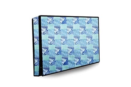 Kajal dream cool LED TV Cover Transparent LED TV Cover for 24 Inch/Dustproof Television Cover Protector for 24 Inch LED Blue_PRINT-11