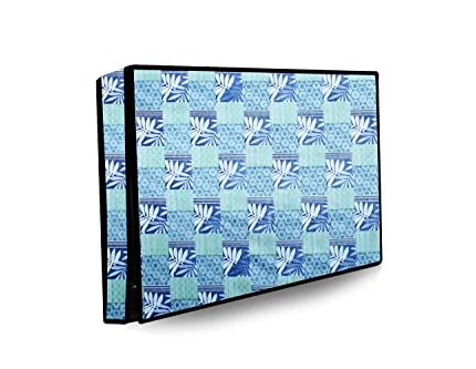 Kajal dream cool LED TV Cover Transparent LED TV Cover for 24 Inch/Dustproof Television Cover Protector for 24 Inch LED Blue_PRINT-11