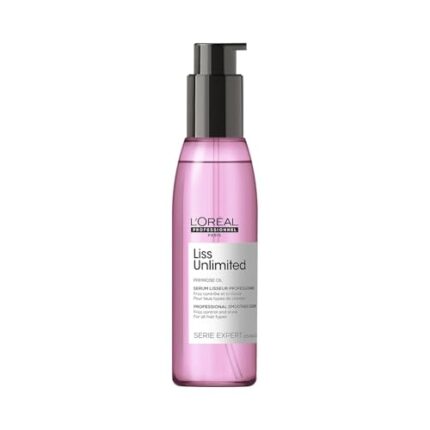 L'Oréal Professionnel Serie Expert Liss Unlimited Blow Dry Serum 125 Ml, For Frizz-Free Hair