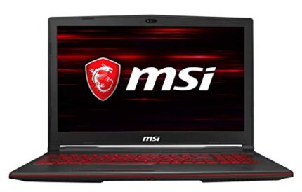 MSI Gaming GL63 9SD-1042IN Intel Core i5-9300H 9th Gen 15.6-inch Gaming Laptop(8GB/1TB HDD + 256GB NVMe SSD/Windows 10 Home/GTX 1660 Ti, 6GB Graphics/Black/2.22Kg) 9S7-16P732-1043