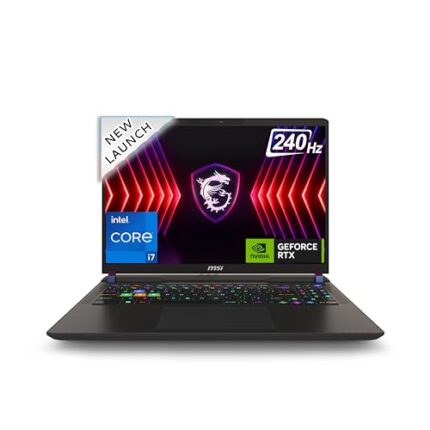 MSI Vector 16 HX, Intel 14th Gen. i7-14700HX, 41CM QHD+ 240Hz Gaming Laptop (32GB/1TB NVMe SSD/Windows 11 Home/NVIDIA GeForce RTX 4070, GDDR6 8GB/Cosmos Grey/2.7Kg), A14VGG-279IN