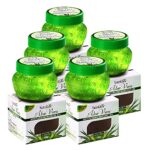 NutriGlow Aloe Vera Gel Great for Face, Hair, Acne, Sunburn, Bug Bites, Rashes, Glowing and Radiant Skin, Hydrating Gel Relieves Itchy & Irritated Skin - Non Sticky, 100gm Each, Pack of 5